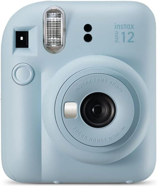 Fujifilm Instax Mini 12 Instant Camera with 20 Shot Film Pack - Pastel Blue
