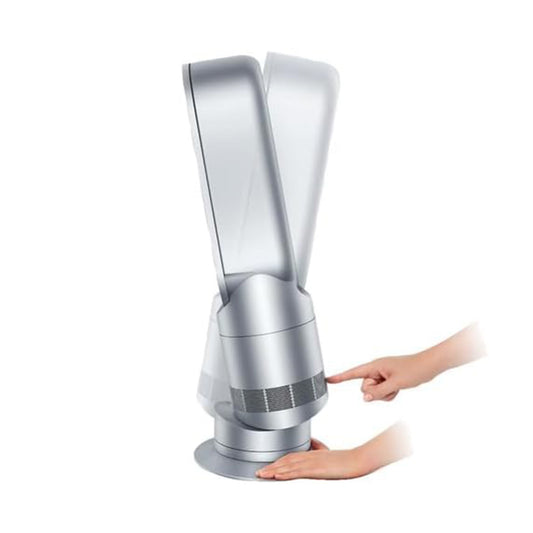 Dyson Jet Focus AM09 Hot and Cool Fan-White and Silver, 2000 W, Weiß/Silberfarben
