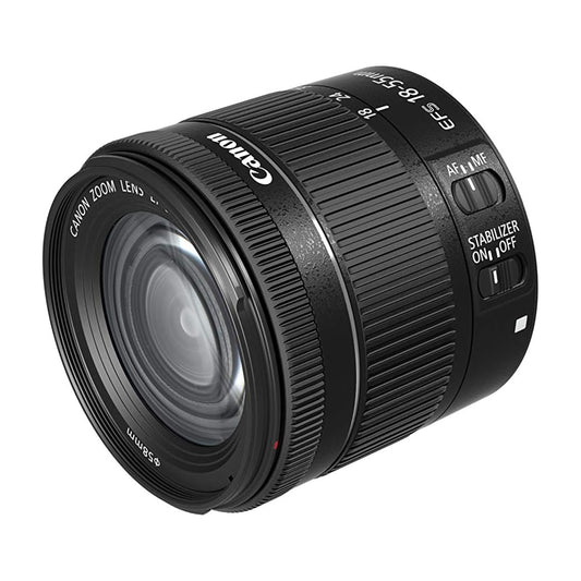 Canon EF-S 18-55 mm f/4-5.6 IS STM Lens for Camera - Black