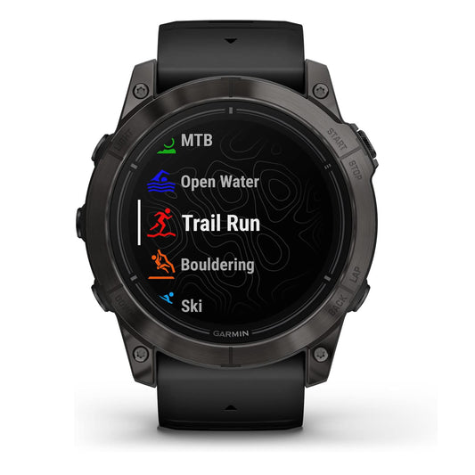 Garmin epix Pro (Gen 2) Sapphire Edition, 51mm, High Performance Smartwatch, Advanced Training Technology, Built-in Flashlight, Black