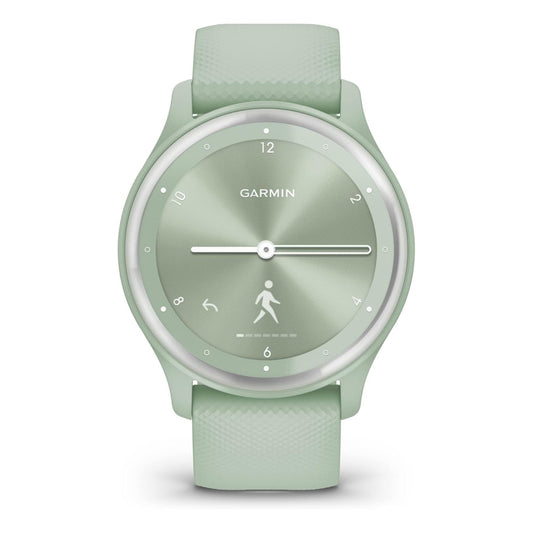 Garmin vívomove Sport, Hybrid Smartwatch with Health and Fitness functions-Cool Mint