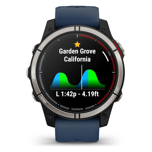 Garmin Quatix® 7 Sapphire Edition Amoled Black Titanium Smartwatch 010-02582-61