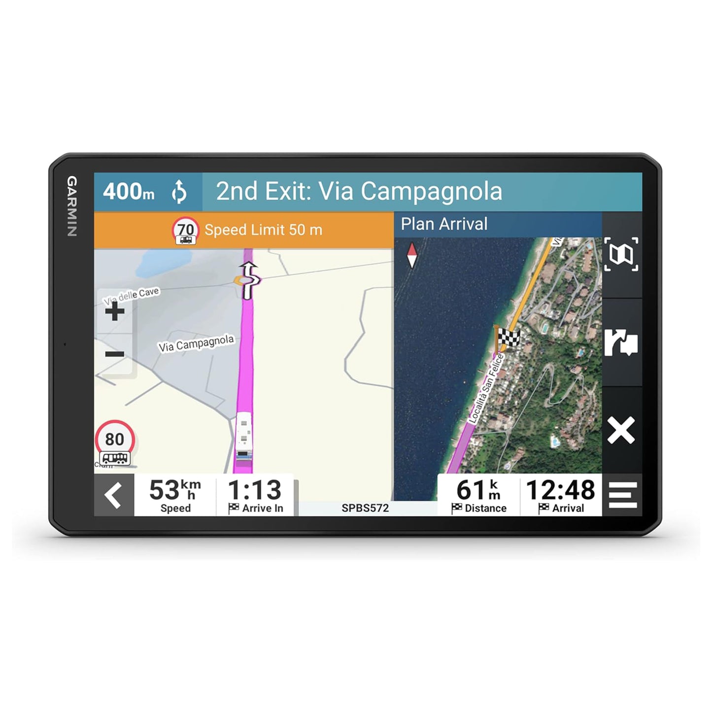Garmin Camper 1095 Sat Nav with 10-Inch Touchscreen with Map Updates for Europe