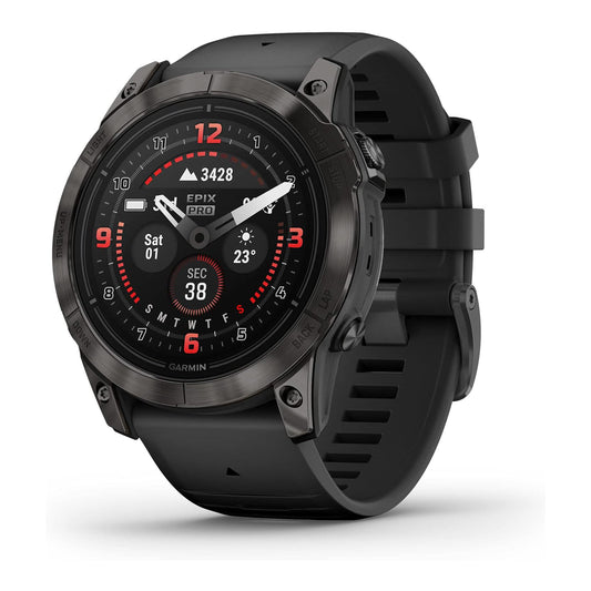 Garmin epix Pro (Gen 2) Sapphire Edition, 51mm, High Performance Smartwatch, Advanced Training Technology, Built-in Flashlight, Black