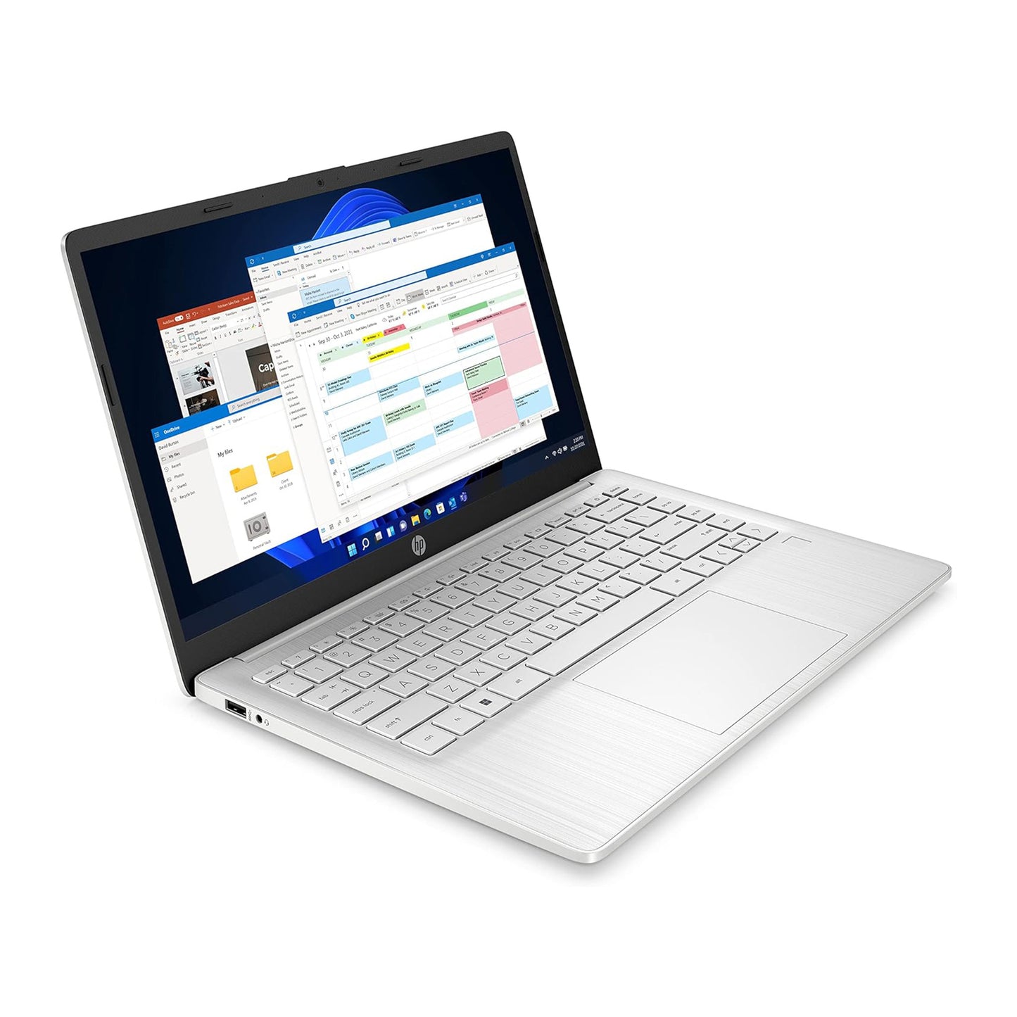 HP 14" Laptop, 4G LTE with 20GB EE data, 14-eg0001na- Silver