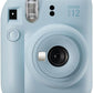 Fujifilm Instax Mini 12 Instant Camera with 20 Shot Film Pack - Pastel Blue