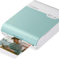 Canon SELPHY SQUARE QX10 Portable Wi-Fi Photo Printer, Creative Features - for Scrapbooking, Photo Albums, Mint Green