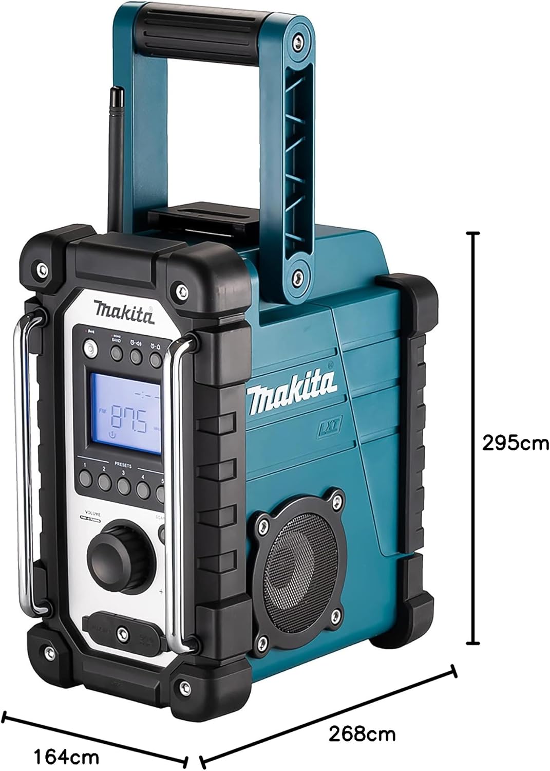 Makita DMR116 14.4V/18V LXT/G-Series Job Site Radio – Batteries and Charger Not Included