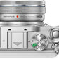 Olympus PEN E-P7 Camera Kit, 20 MP Sensor, 5-axis image stabilisation, 4K-Silver