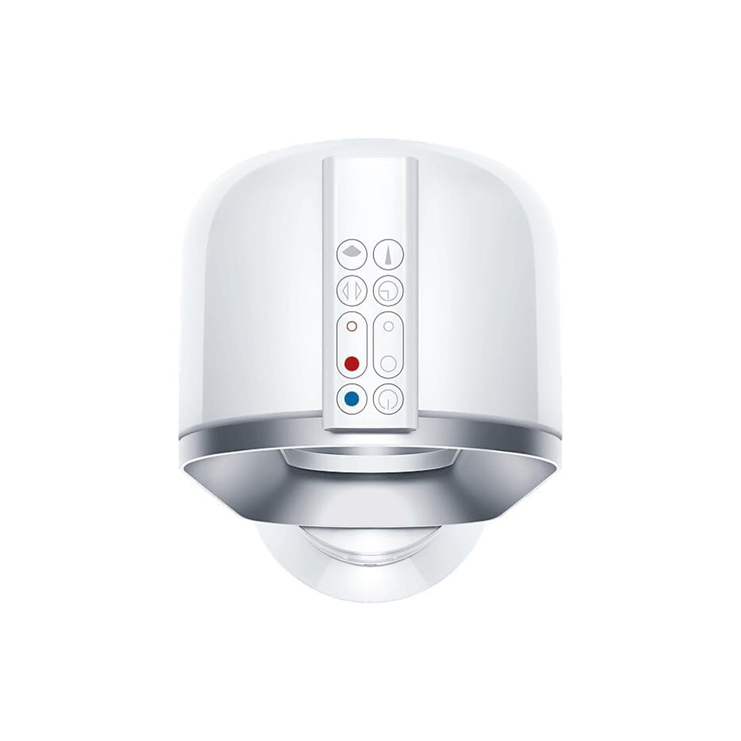 Dyson Jet Focus AM09 Hot and Cool Fan-White and Silver, 2000 W, Weiß/Silberfarben