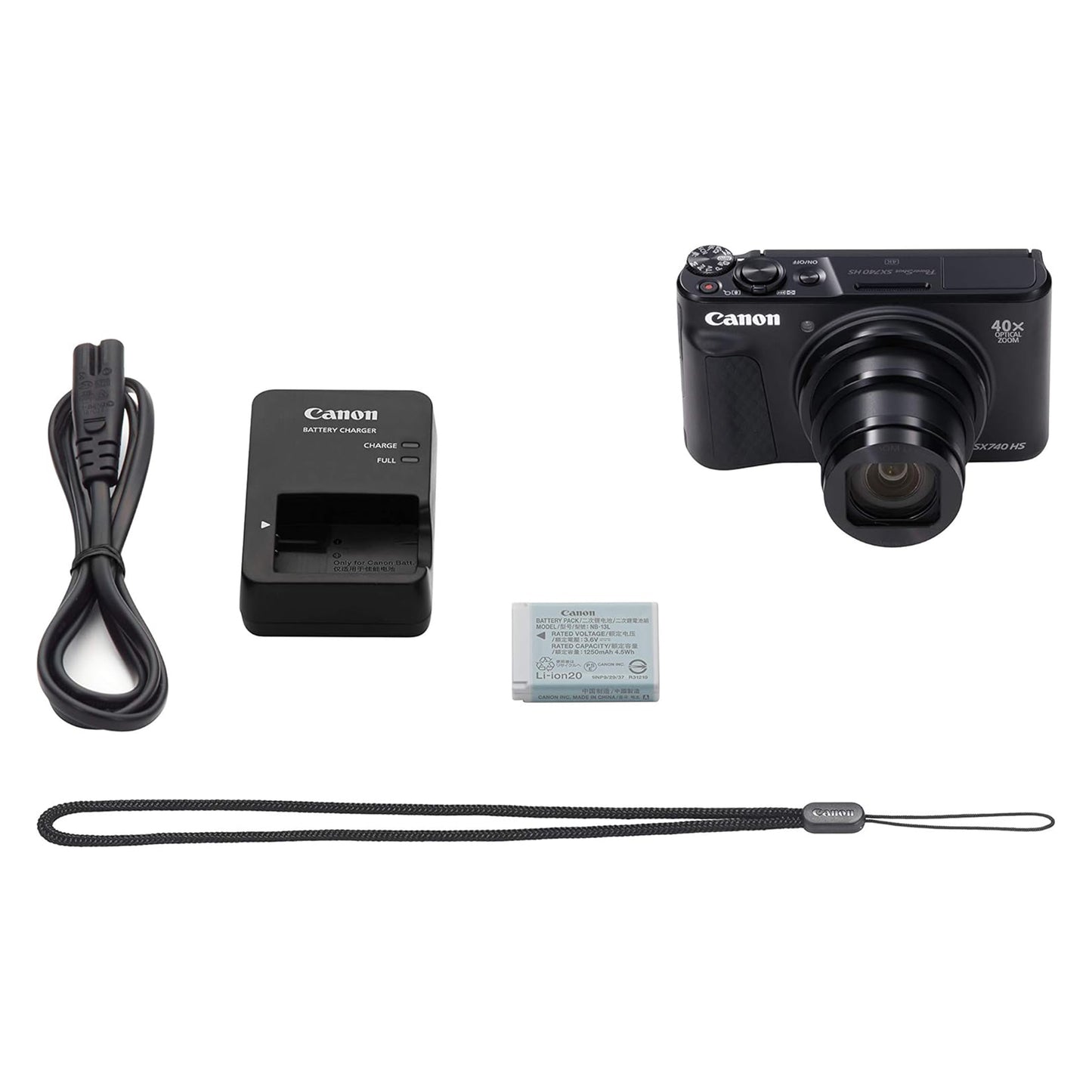 Canon SX740 HS PowerShot Digital Camera - Silver