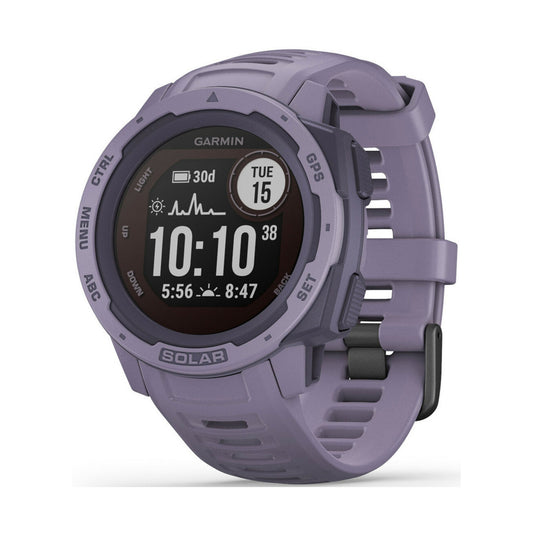 Garmin Instinct SOLAR, Rugged GPS Smartwatch- Orchid