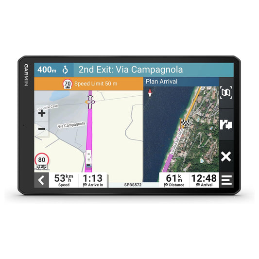 Garmin Camper 1095 Sat Nav with 10-Inch Touchscreen with Map Updates for Europe