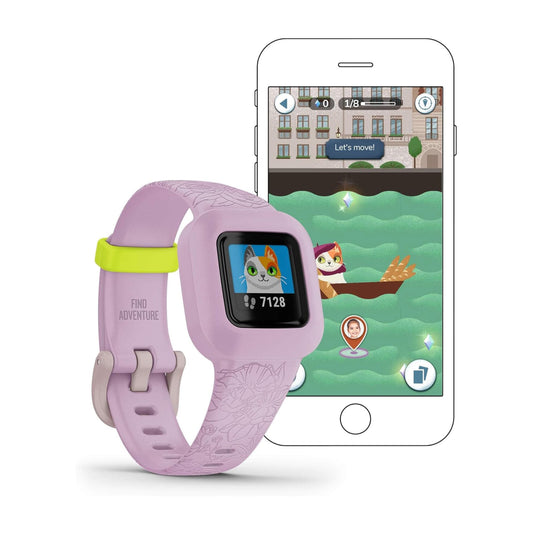 Garmin vivofit Jr.3 Fitness Tracker for Kids, Includes Interactive App Experience, Swim-Friendly