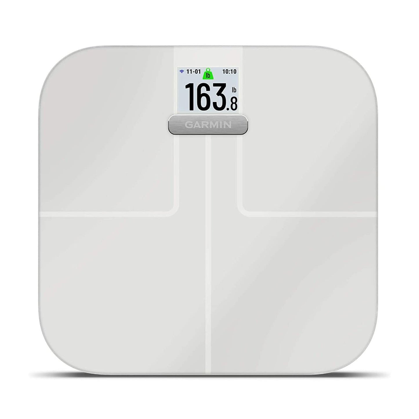 Garmin Index S2, Smart Scale with Wireless Connectivity, Measure Body Fat, Muscle, Bone Mass, Body Water% and More, White