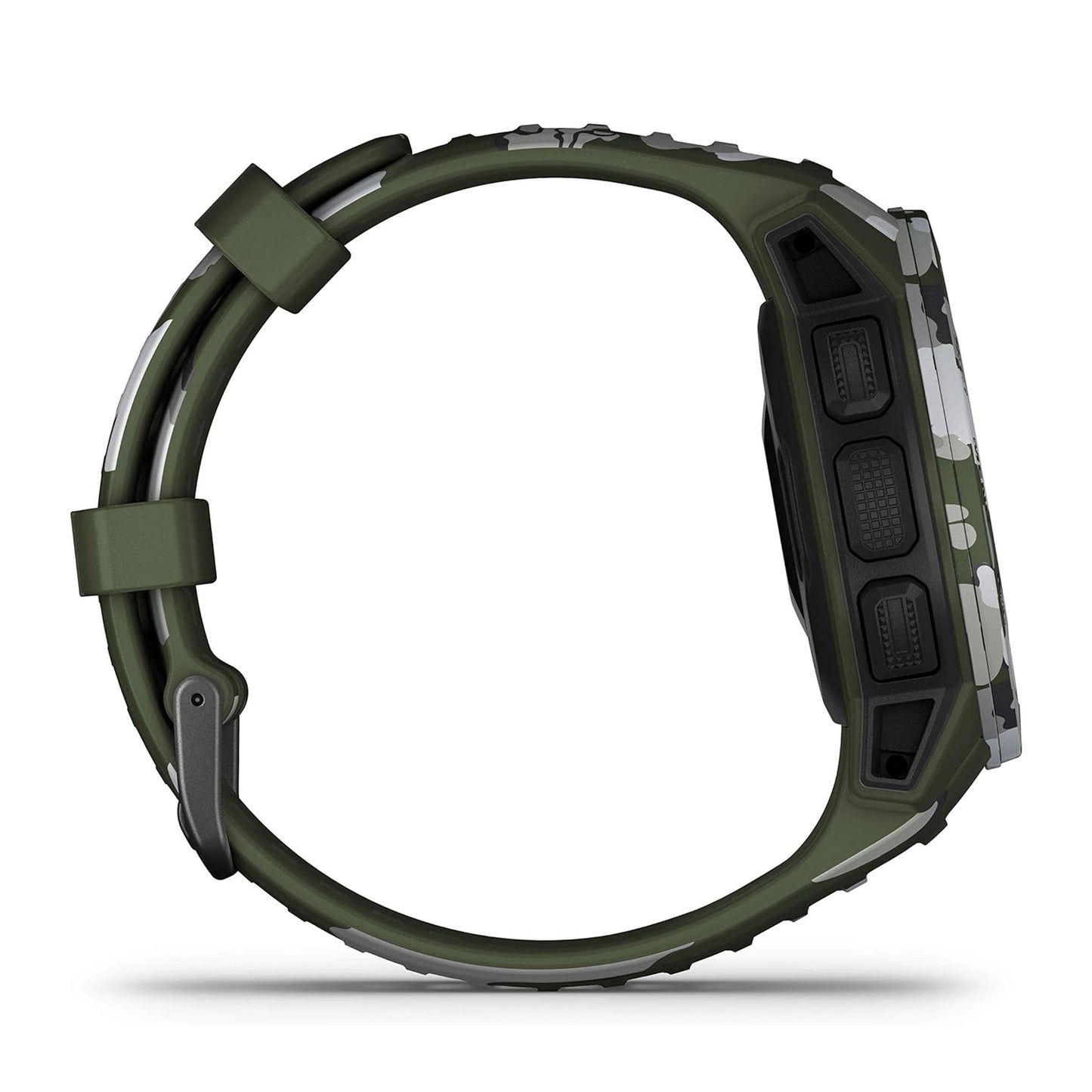 Garmin Instinct SOLAR, Rugged GPS Smartwatch, Built-in Sports Apps and Health Monitoring, Solar Charging and Ultratough Design Features, Lichen Camo