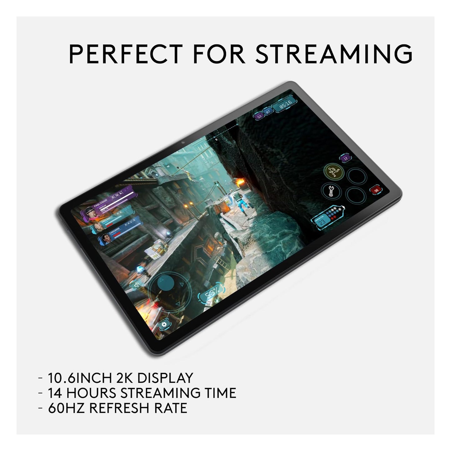 Lenovo Tab M10 Plus Android tablet 128GB | WiFi 5 | 4GB RAM | Storm Grey
