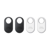Samsung Galaxy SmartTag2 Bluetooth Tracker (4 Pack), Compass View AR, Find Lost Mode, 2 Black/2 White